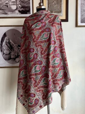 Ladies Jamawar Pashmina Shawl – Heritage Paisley