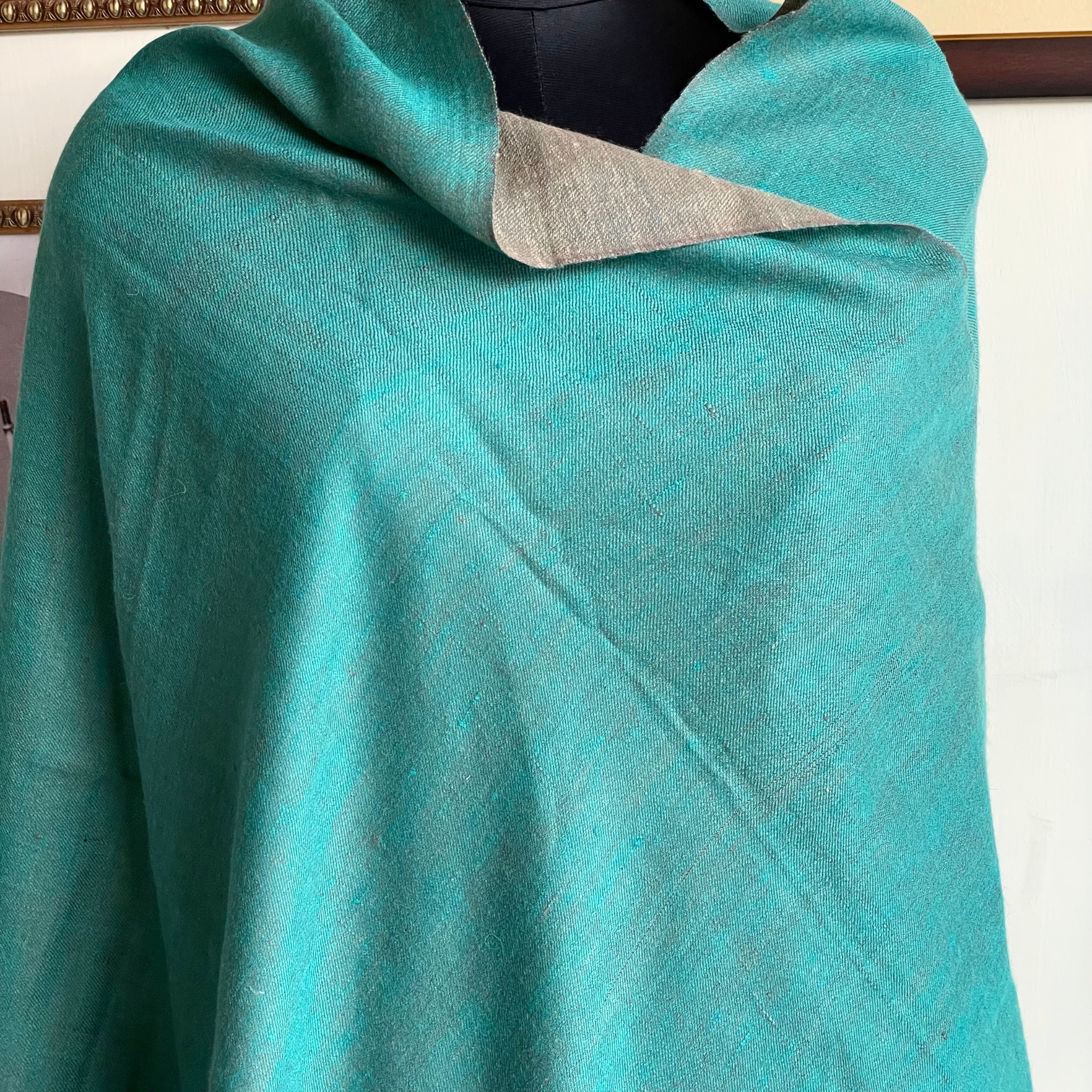 Reversible Pure Pashmina Ladies Shawl - Image 2