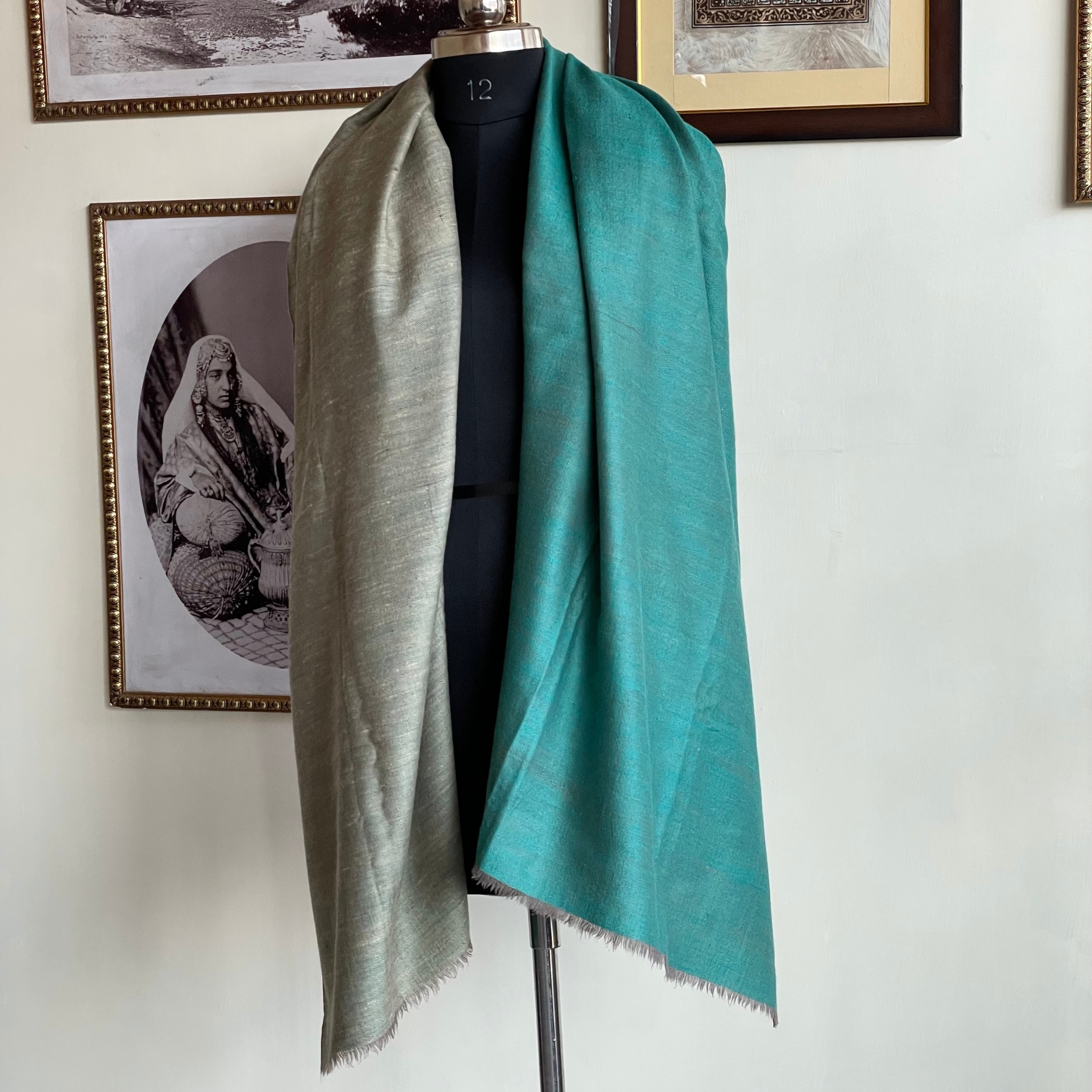 Reversible Pure Pashmina Ladies Shawl - Image 3
