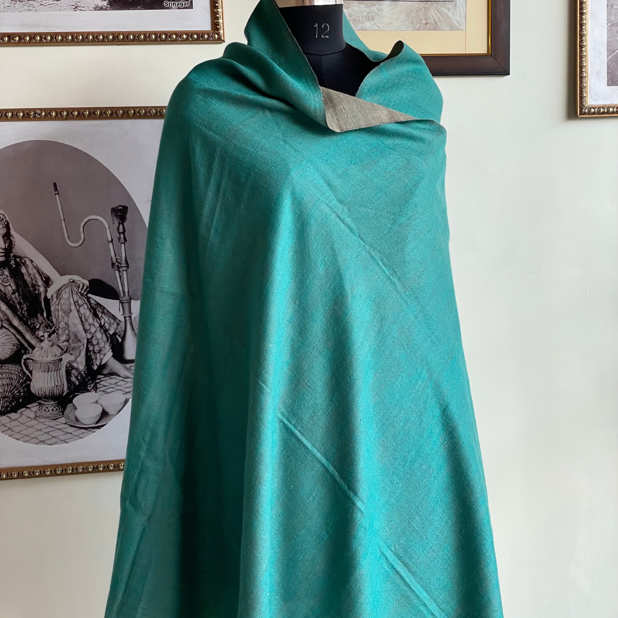 Reversible Pure Pashmina Ladies Shawl - Image 6