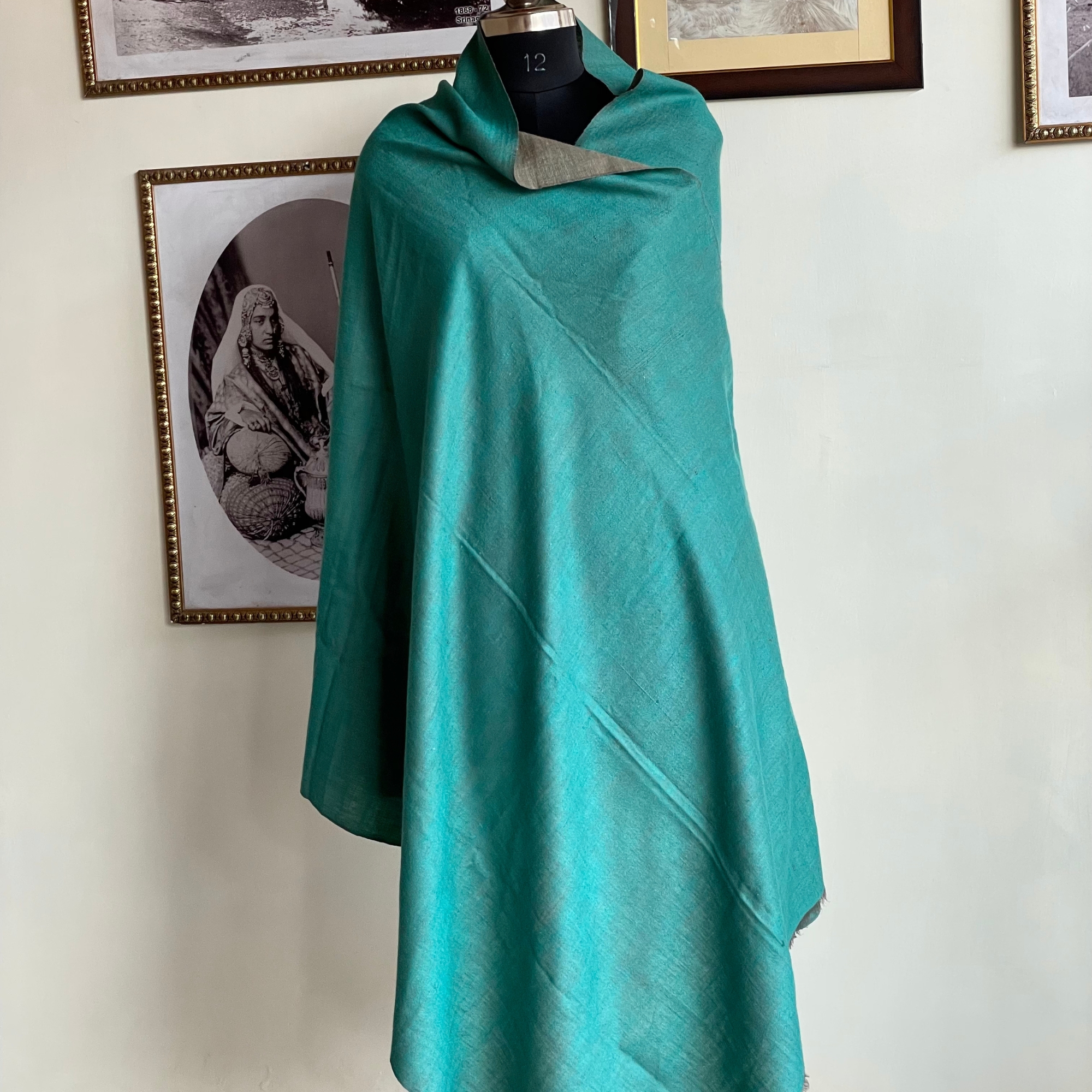 Reversible Pure Pashmina Ladies Shawl